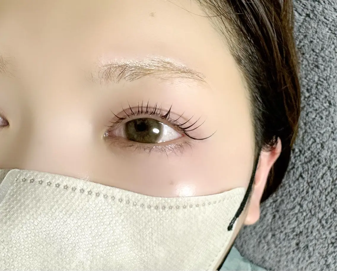 マツエク・マツパ まつげパーマ 一重×まつ毛パーマ マツパ 中野 瑛子のマツエク・マツパデザイン