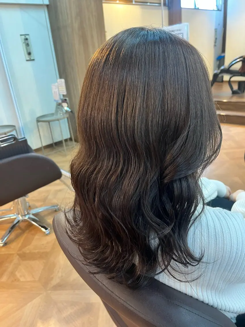 セミロング 🍒Ayana🍒 艶カラー🍒のヘアスタイル
