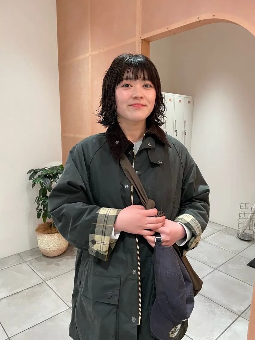ショート カラー パーマ カット パーマ トリートメント 前原  千尋のヘアスタイル
