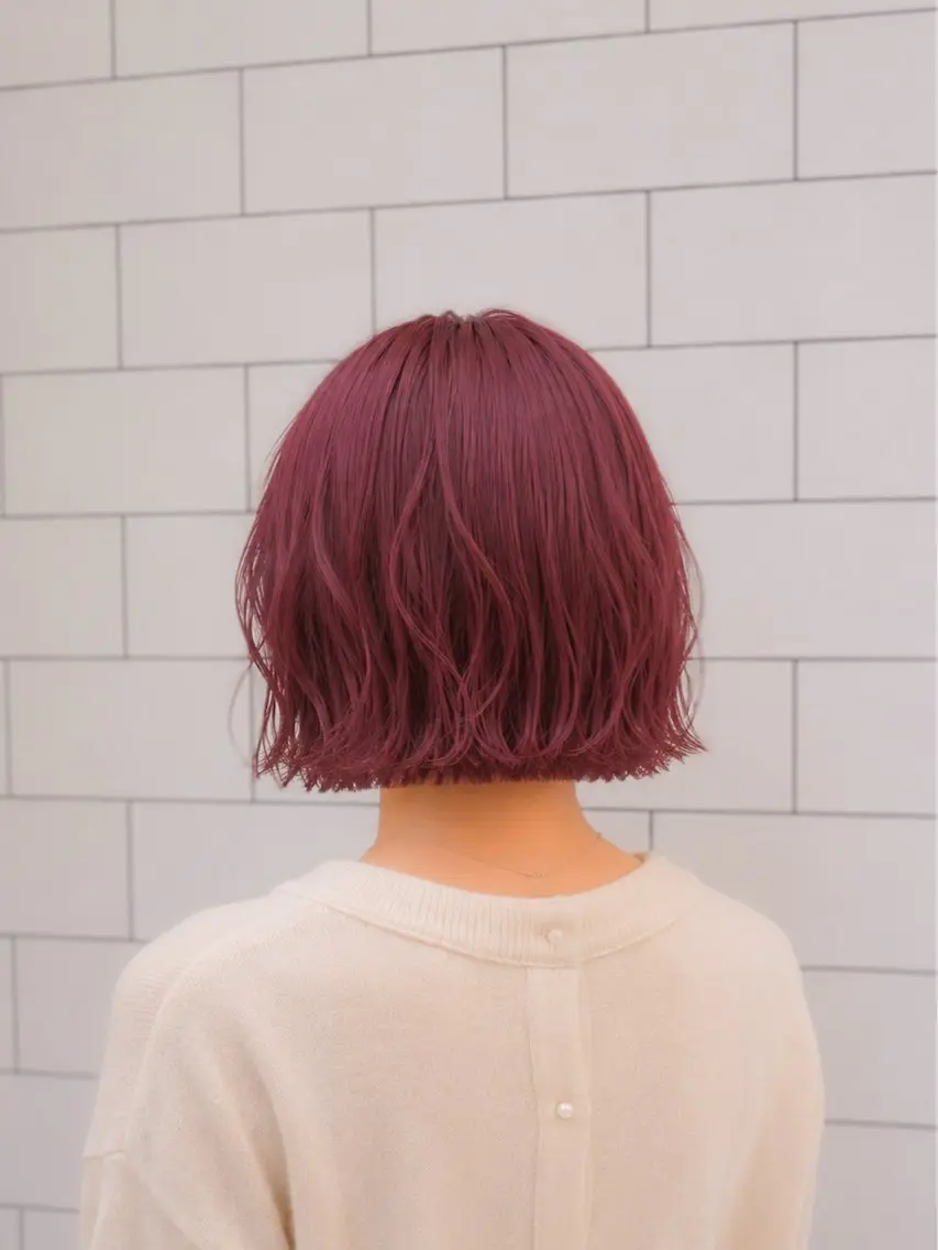 ショート カラー 🍒暖色ボブ/ りゅうき🍒のヘアスタイル