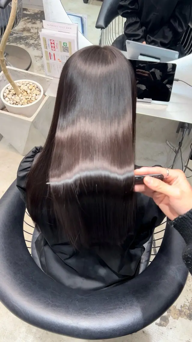 ロング ワンホンヘア🇨🇳 髪質改善/itaruのヘアスタイル