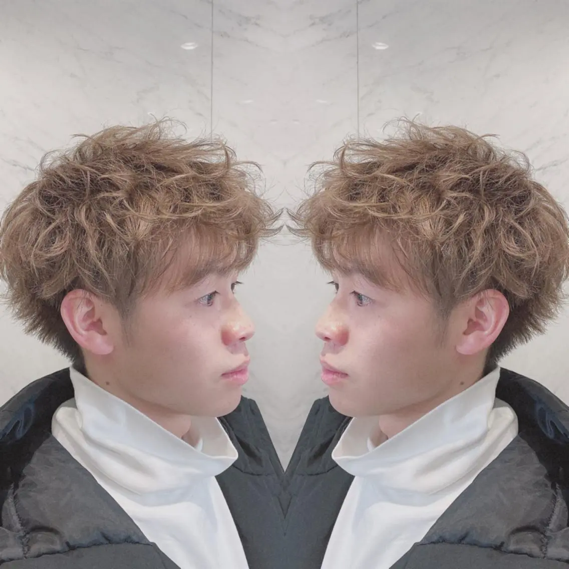 ショート カラー メンズ カット ヘアカラー 重政 和樹のヘアスタイル