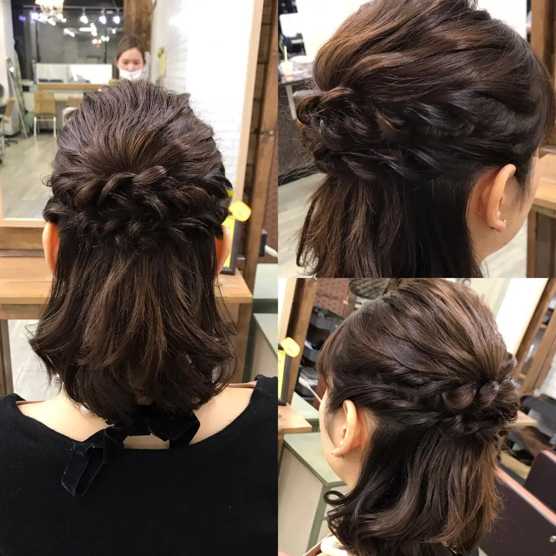 ミディアム ヘアアレンジ ハーフアップ 大賀 海夕の眉毛・アイブロウイメージ