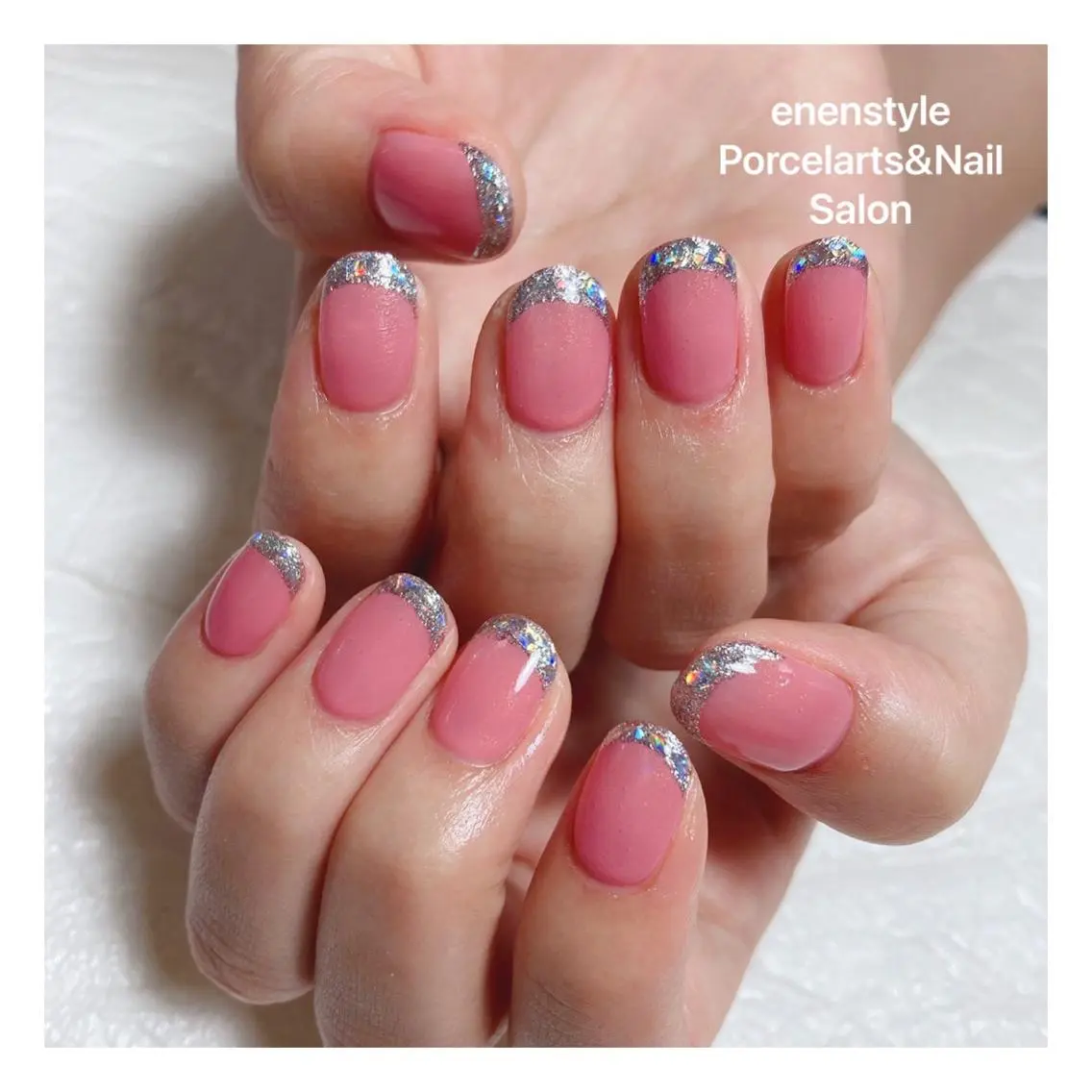 ミディアム ネイル 🐾enen style 🐾のネイルデザイン