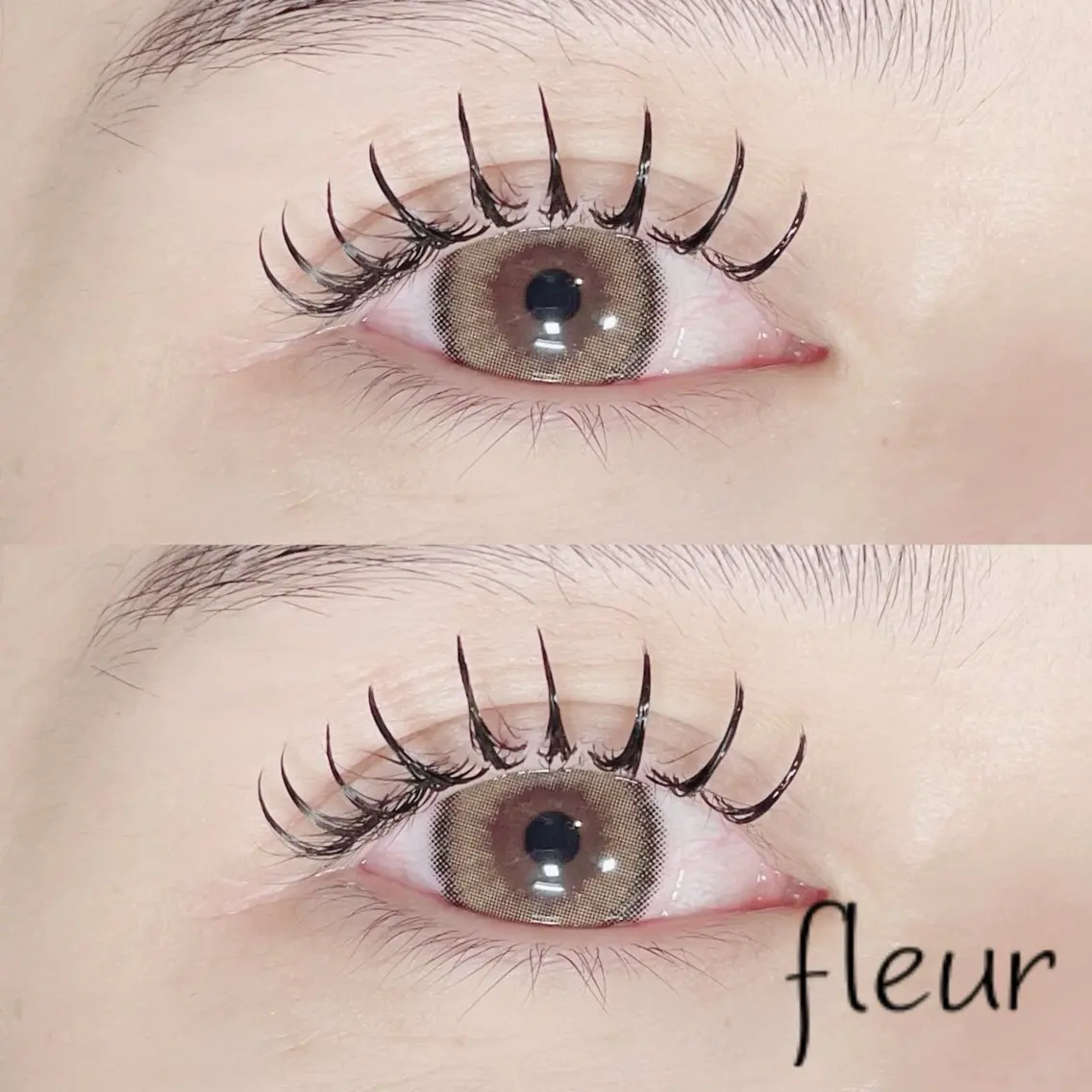マツエク・マツパ キュート Dカール 🍀fleur🍀 束感/ワンホン/杉浦のマツエク・マツパデザイン
