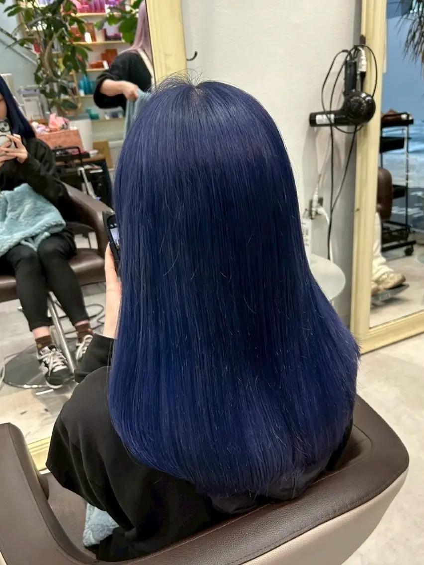 ロング カラー ヘアセット 【暖色カラー+色持ち 重視】💟まなみのヘアスタイル