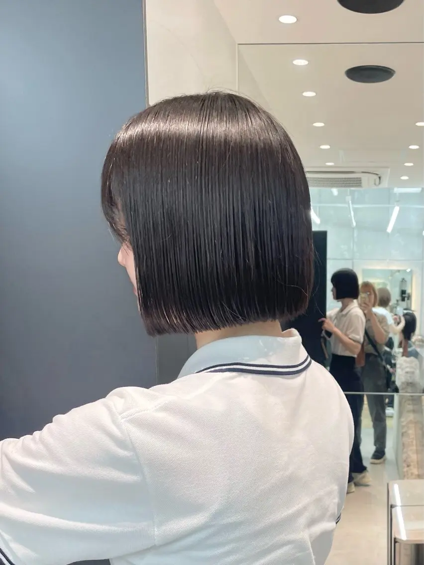 ボブ✂️【小顔カット+超音波トリートメント】の写真