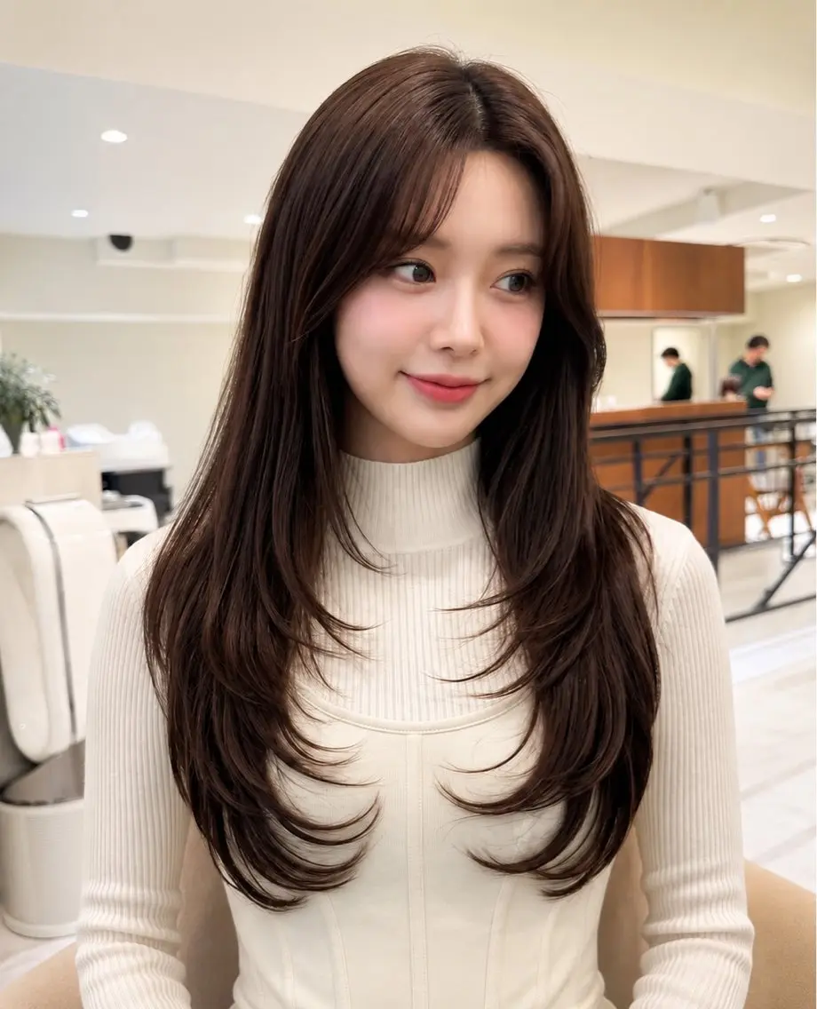 ロング レイヤーカット ショートヘア特化のヘアスタイル