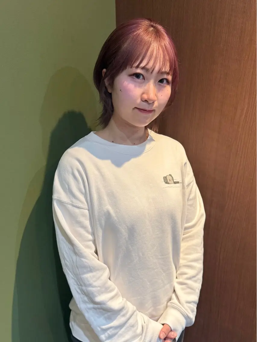 ショート カラー 伸ばしかけ カット ヘアカラー トリートメント mai / linoah˚✧のヘアスタイル