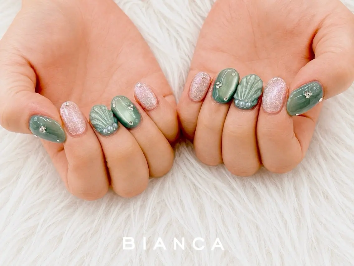 ネイル ハンドネイル Bianca大宮店 上野のネイルデザイン