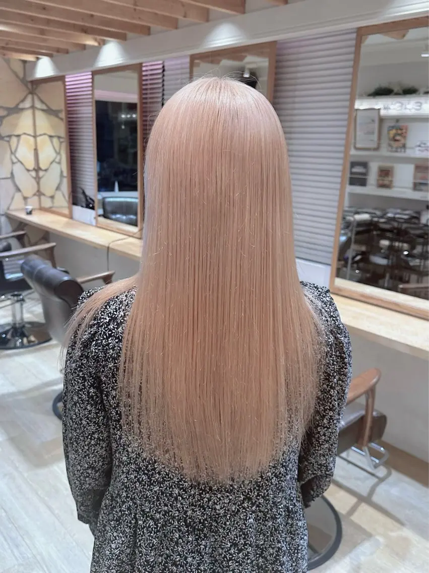 ロング ヘアカラー トリートメント 新宿 木下拓哉のヘアスタイル