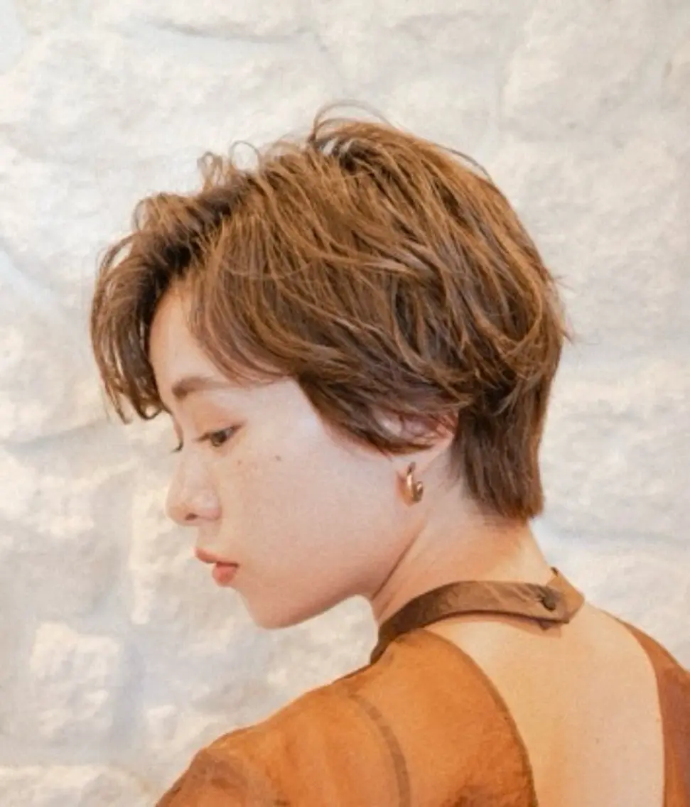 ショート ハイライト/ショート 松倉のヘアスタイル