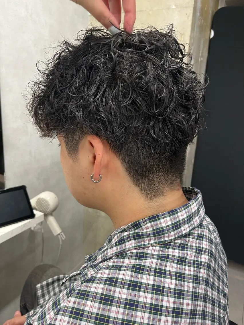 カット➕パーマ🎧🎧の写真