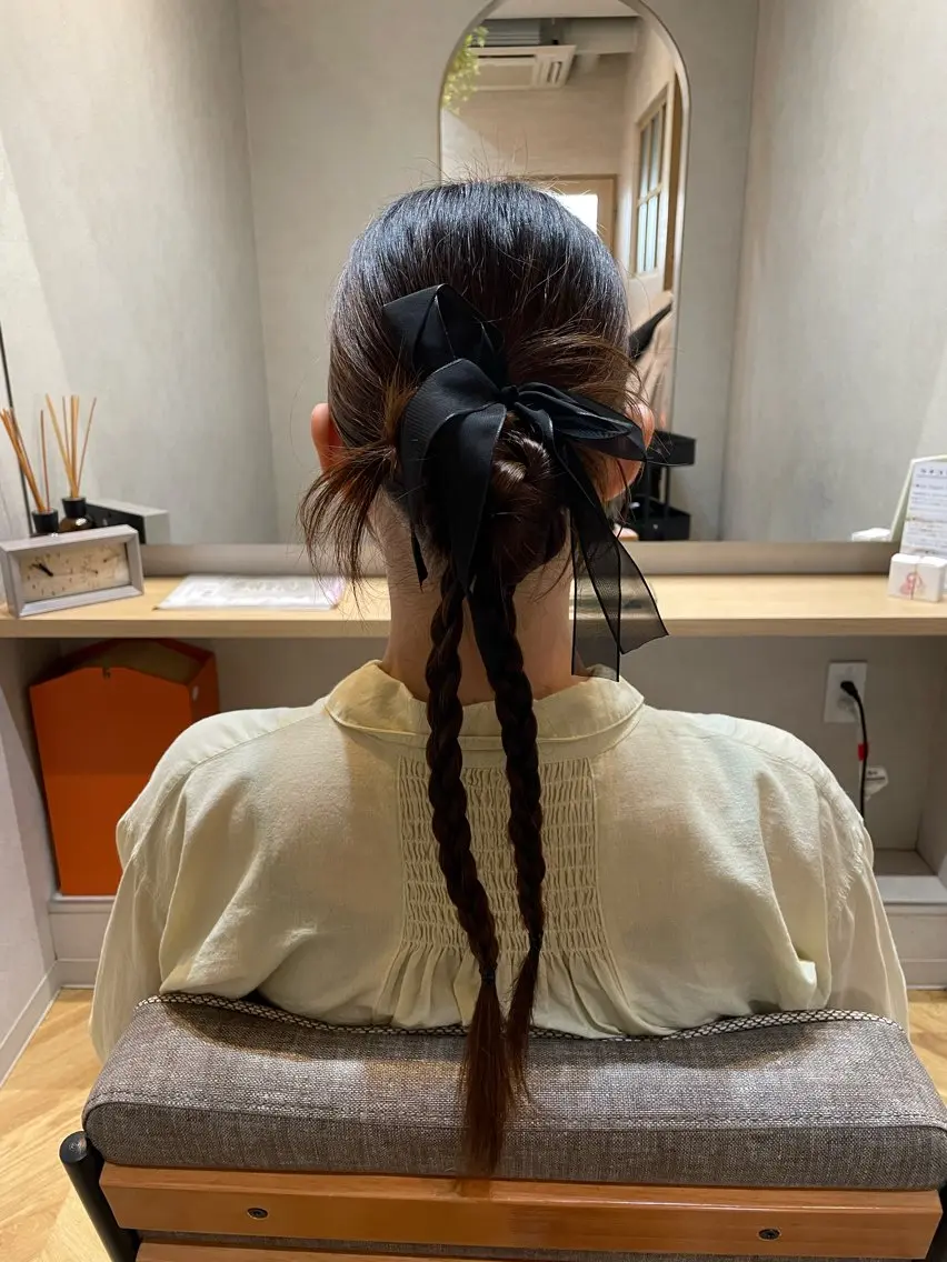 ロング ヘアセット newi大分/ ヒメノシオリのヘアスタイル