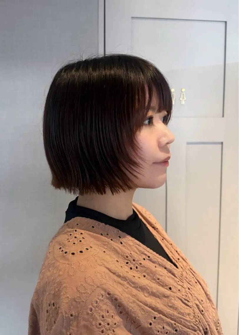 ショート ボブ カット コバヤシ マヒロ🎀のヘアスタイル