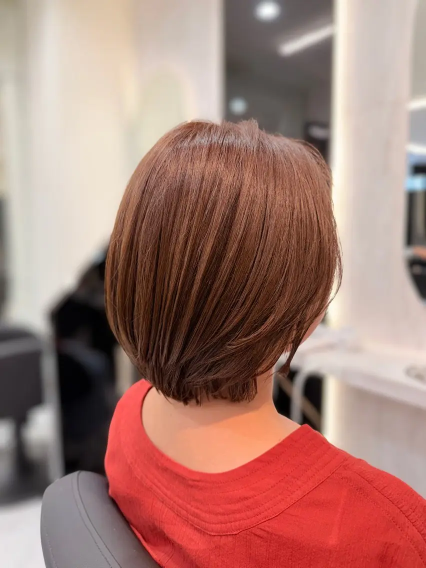 ショート 似合わせカット 小顔カット カット TheEctQ'n Ayane/心斎橋のヘアスタイル
