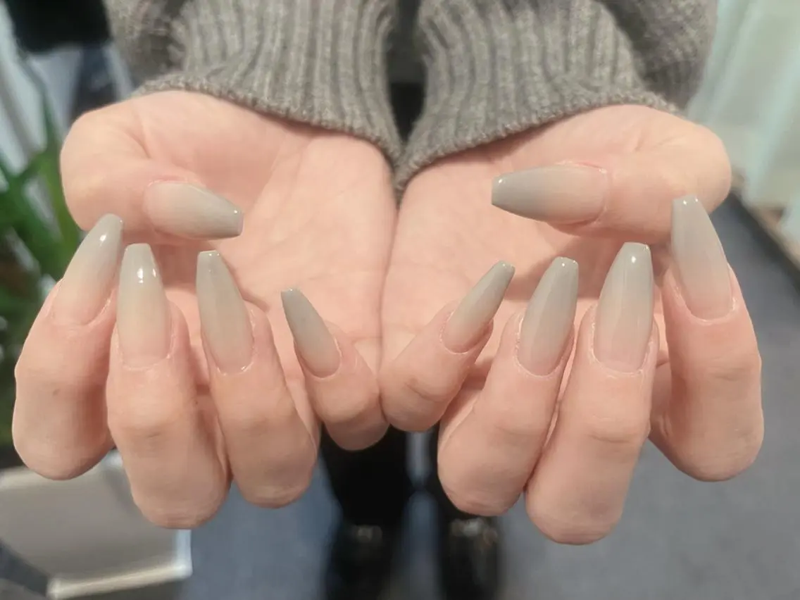 ネイル アートネイル ジェルネイル 持ち込み ニュアンスネイル 夏ネイル ハンドネイル Mio💖Belle Nail Salonのネイルデザイン