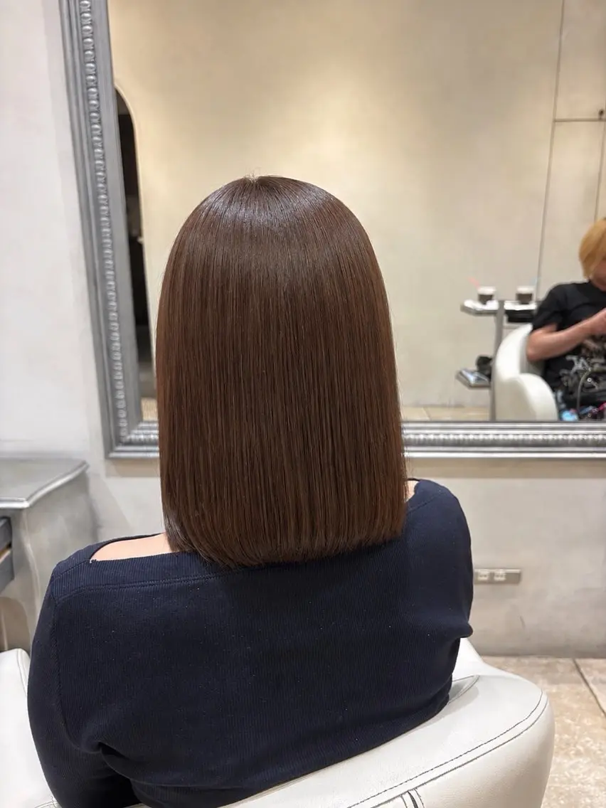 カラー 長田 晴のヘアスタイル