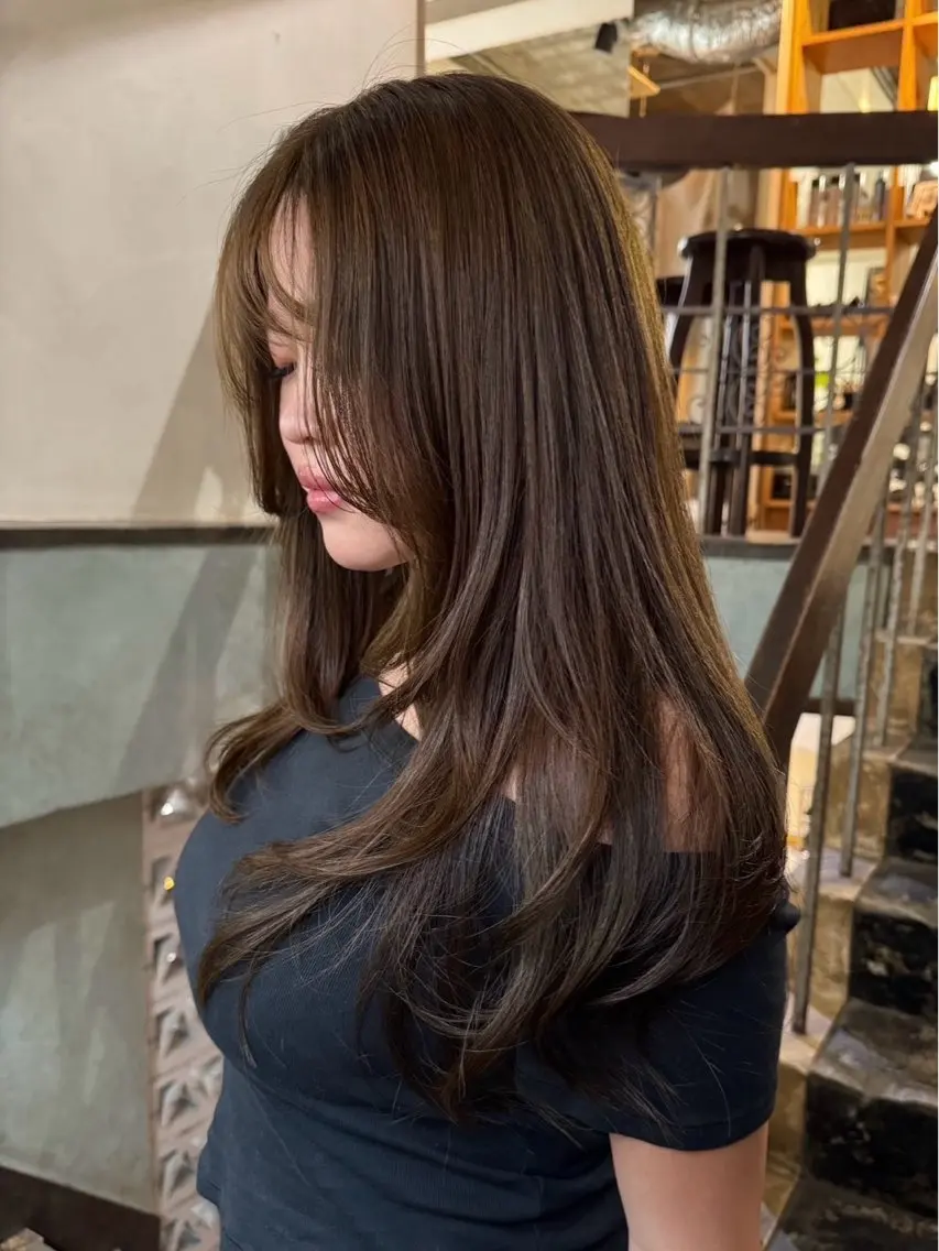 ロング カラー ヘアカラー まろやか透明感 カラー / Meiのヘアスタイル