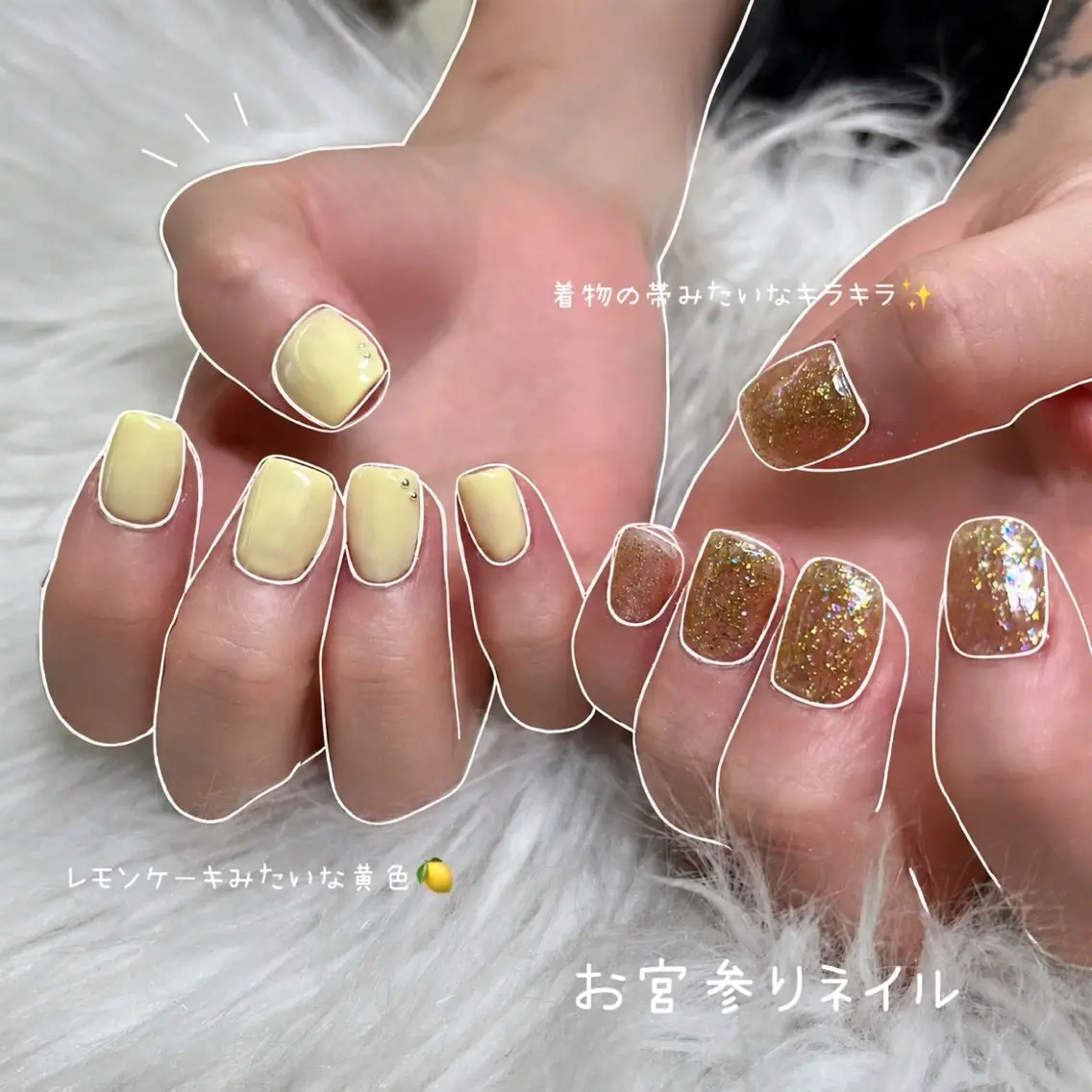 ネイル ラメ(グリッター) ワンカラーネイル ショートネイル シンプルネイル 夏ネイル ハンドネイル chai 上本町 sakuraのネイルデザイン