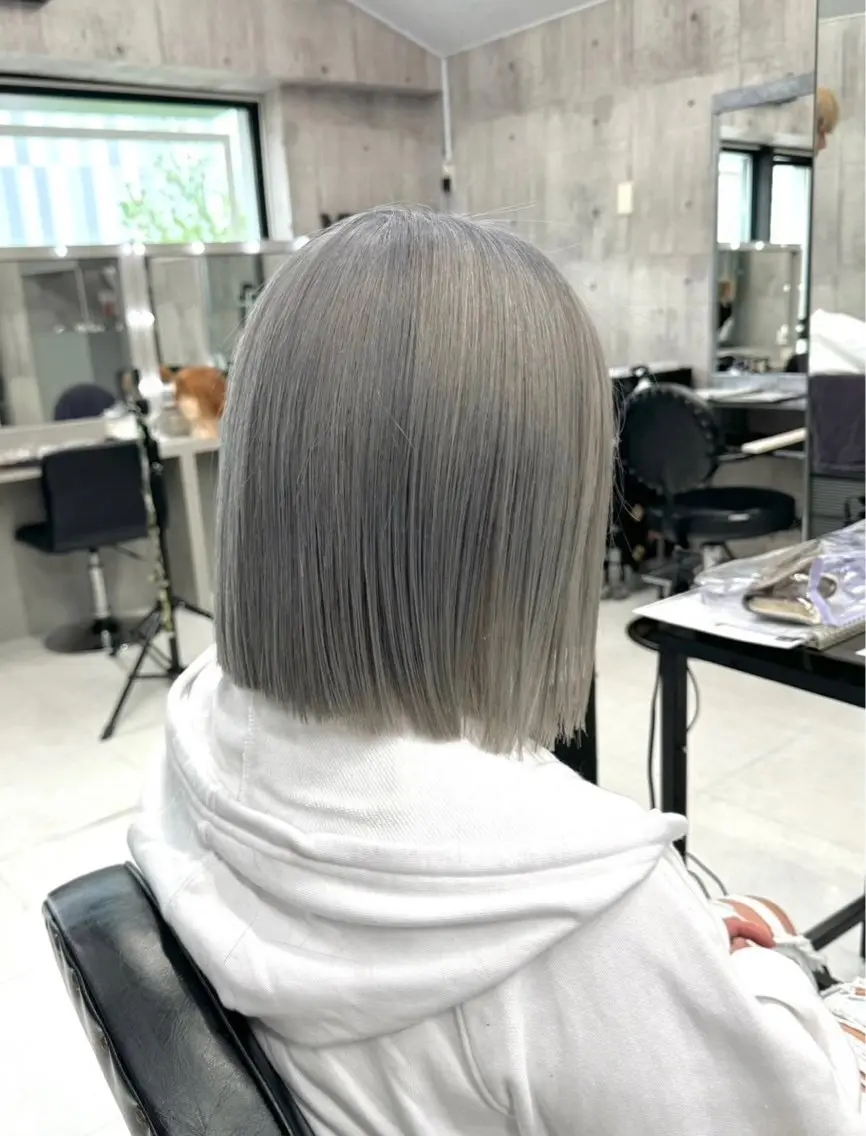ショート カラー ヘアアレンジ ヘアカラー 🌈【🎀ヘアデザイ ナー🎀】✨ノン✨のヘアスタイル