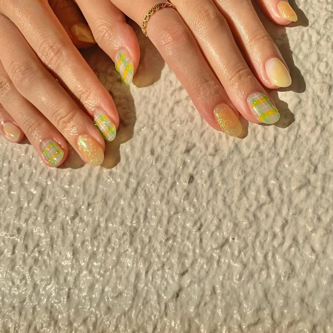 パーマ ハンドネイル フットネイル Nailsalon Fave/Rinaのネイルデザイン