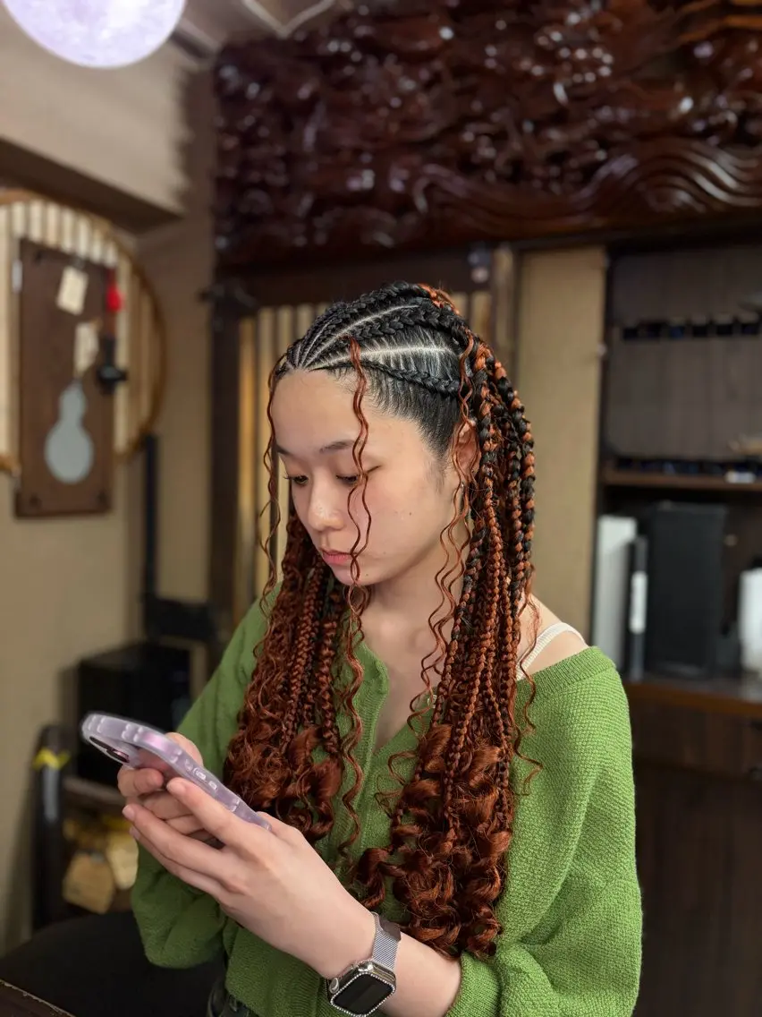 ロング ヘアセット モデル募集💚 Miyabi💚のヘアスタイル