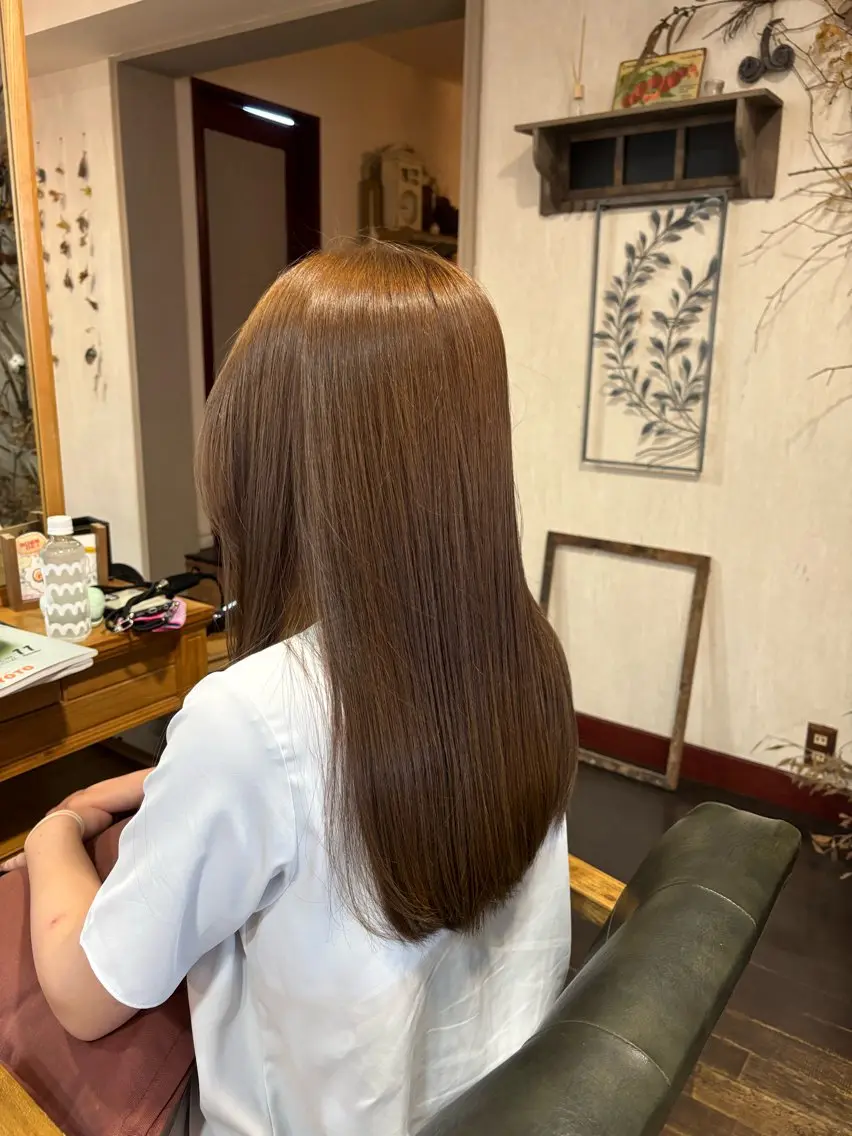 暖色❤️寒色💙中間色💜プレミアムカラー+oggiottoトリートメントの写真