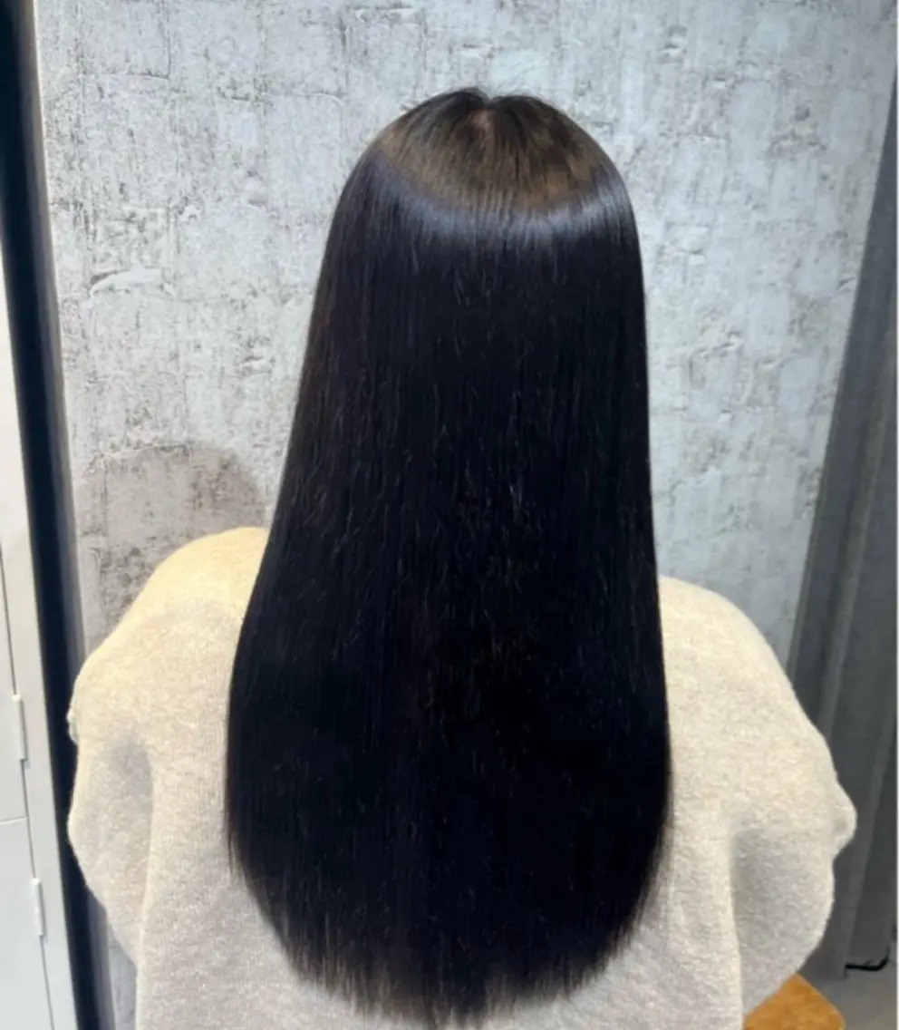 セミロング カラー ヘアカラー トリートメント ✨髪質改善カラー✨ ななみのヘアスタイル