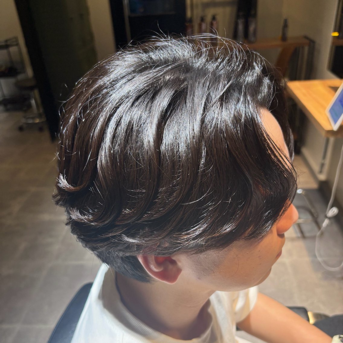 パーマ メンズ メンズパーマ ニュアンスパーマ 【シャドウパーマ】 メンズCHISAKIのヘアスタイル
