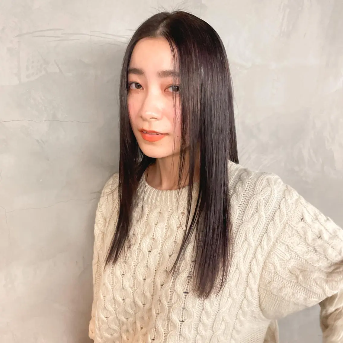 セミロング 美髪矯正/髪質改善 /銀座/宮本　優太のヘアスタイル