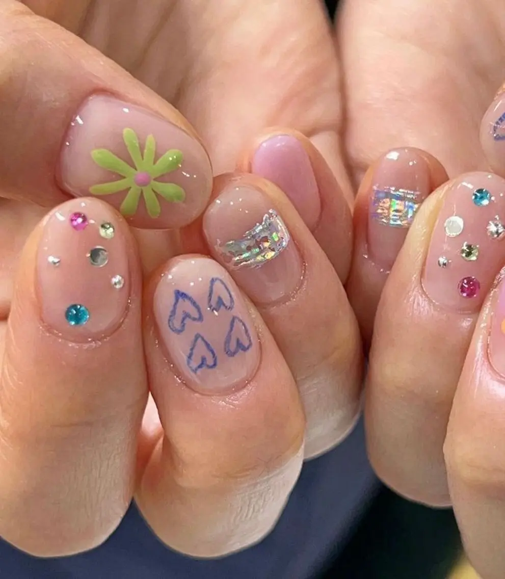 ネイル ハンドネイル ハイトーン/レイヤー nail 百咲💌のヘアスタイル