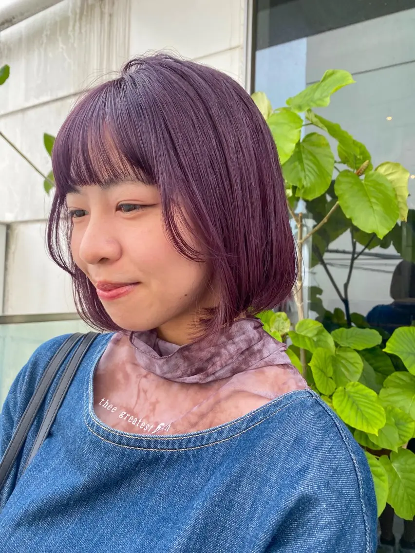 ショート カラー ヘアアレンジ カット トリートメント ヘッドスパ ヘアセット 押切 響　のヘアスタイル