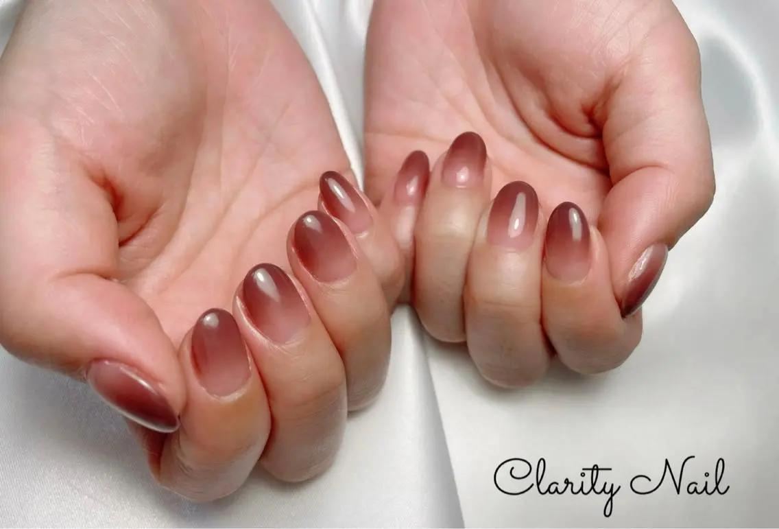 ネイル グラデーション ハンドネイル Clarity Nailのネイルデザイン