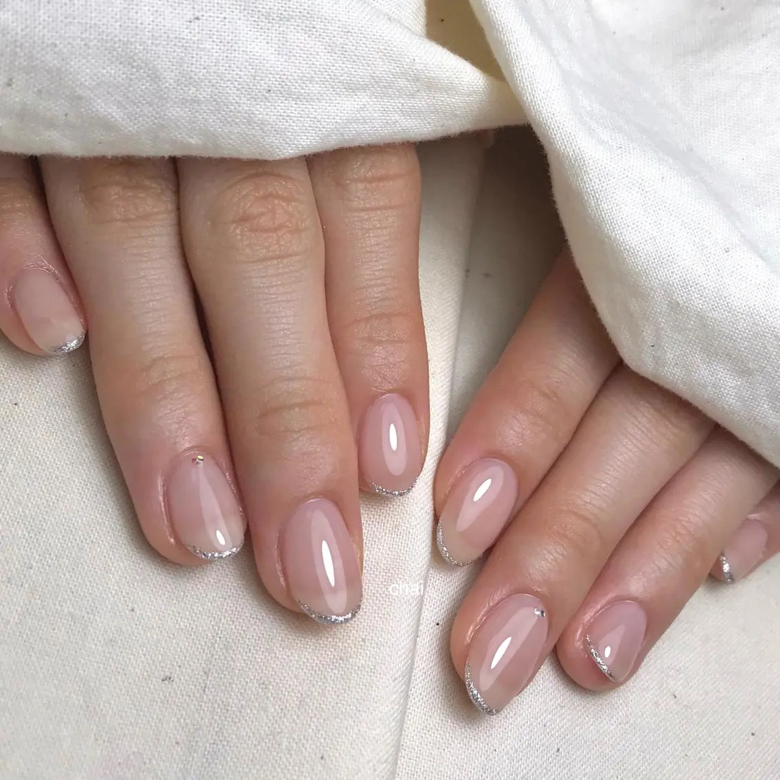 ネイル ストーンネイル ハンドネイル chai nail _ai📍鶴橋/桃谷のネイルデザイン