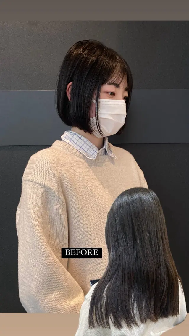 ショート カラー パーマ カット 縮毛矯正 トリートメント mai / linoah˚✧のヘアスタイル