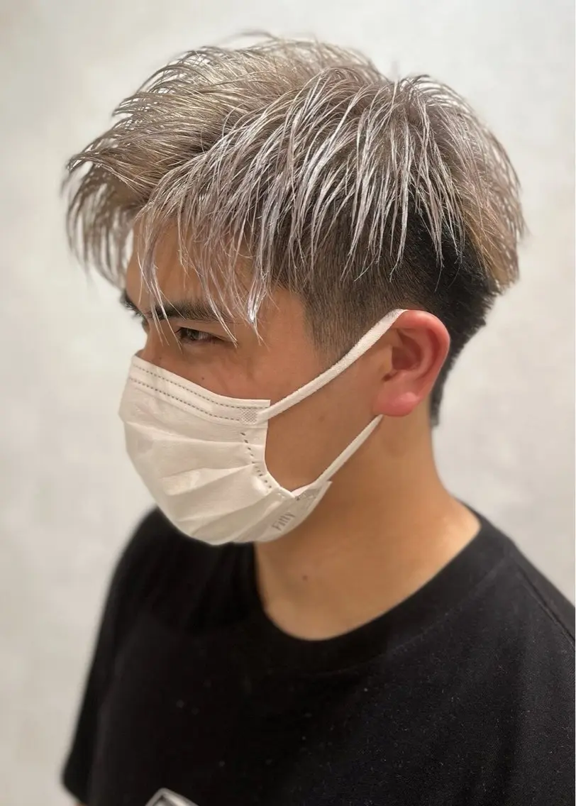 メンズ|ハイトーン・デザインブリーチ+トリートメントの写真