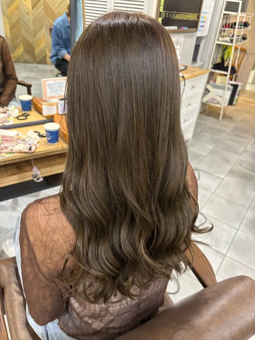 ロング カラー カット ヘアカラー トリートメント ❄️中野侑香❄️ ハイライト/ブリーチのヘアスタイル