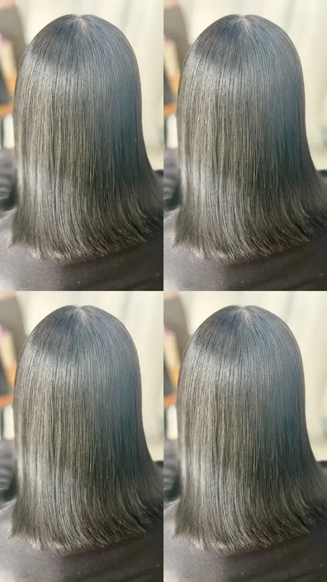 ミディアム ヘアカラー 髪質改善🪽 森川☜ ☜ のヘアスタイル