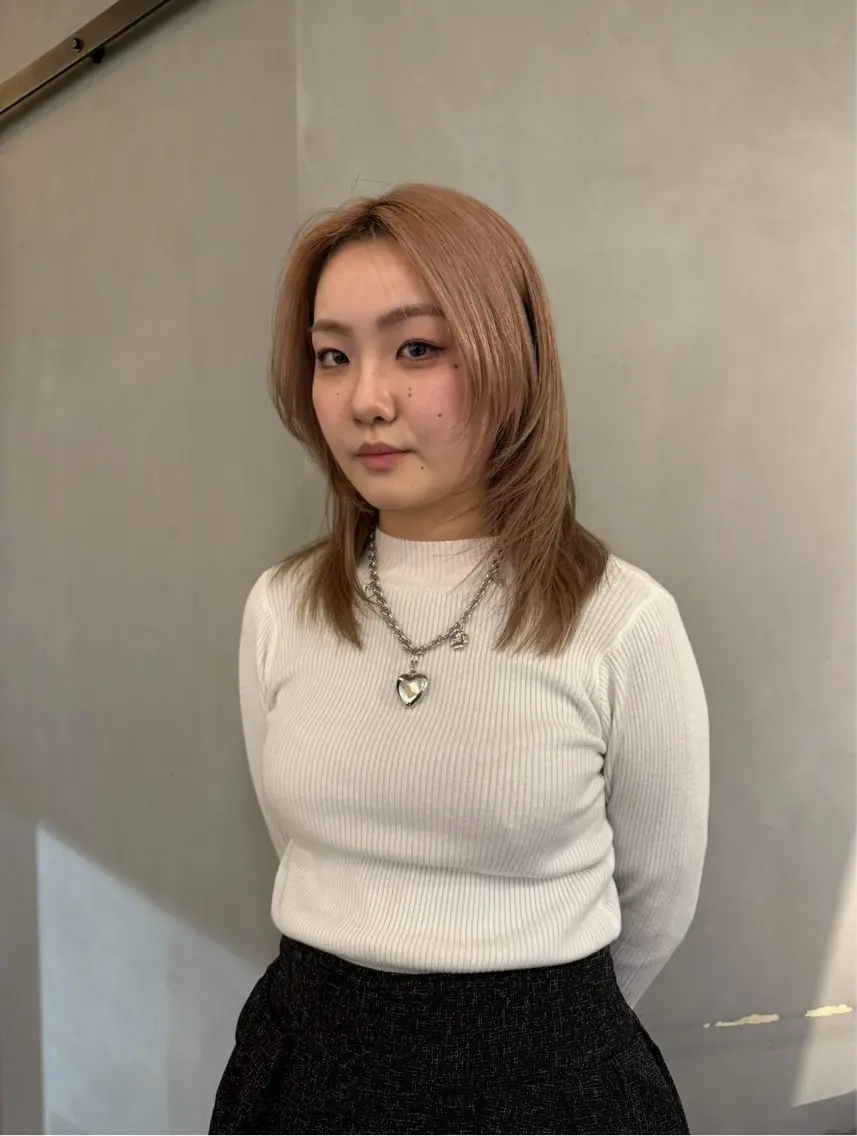 ミディアム カラー カット ヘアカラー 梅田🎀アイ&ヘア| カカエアイナのマツエク・マツパデザイン