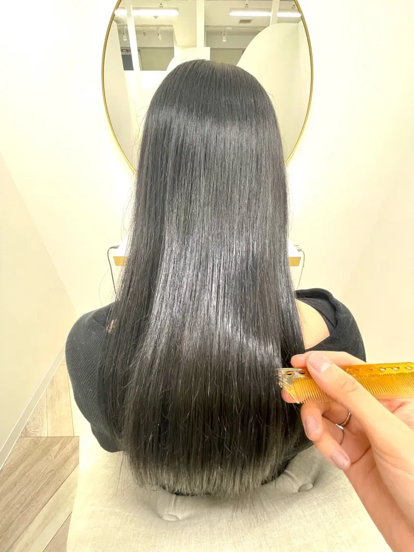 ロング カット トリートメント 深谷 薫のヘアスタイル