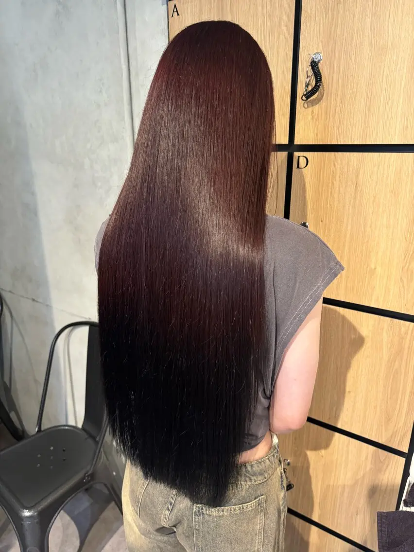 ロング 髪質改善 トリートメント カット ヘアカラー トリートメント 髪質改善サロン 梅田/ヨナミネのヘアスタイル