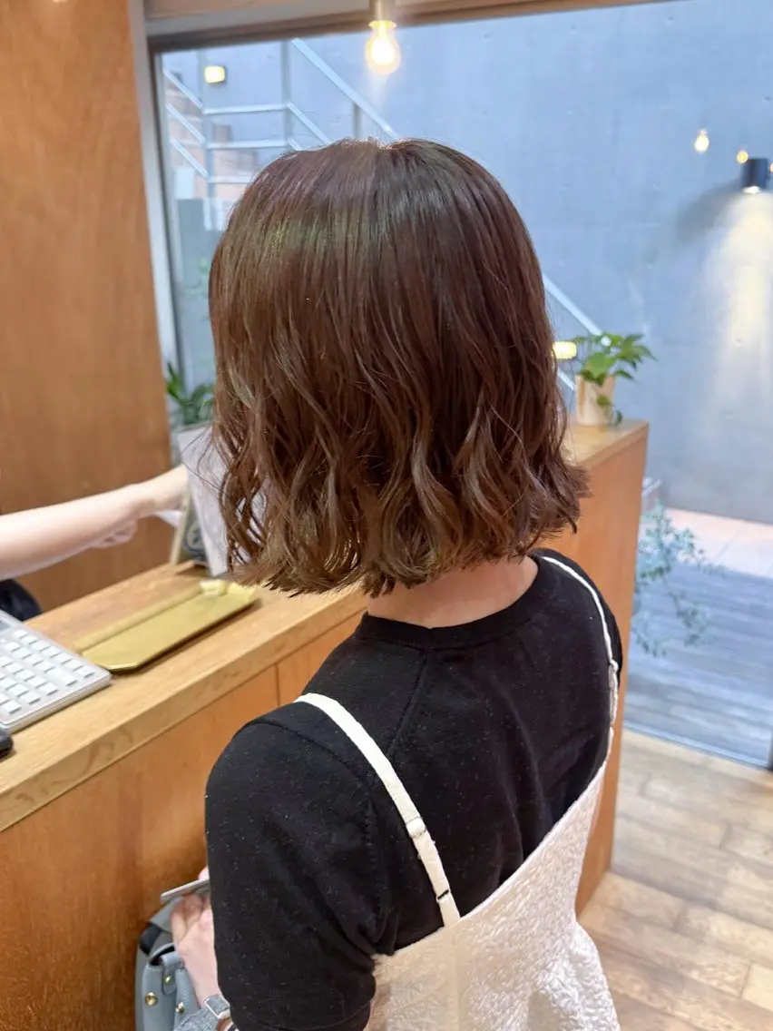 ショート パーマ カット パーマ 大橋 芽衣のヘアスタイル
