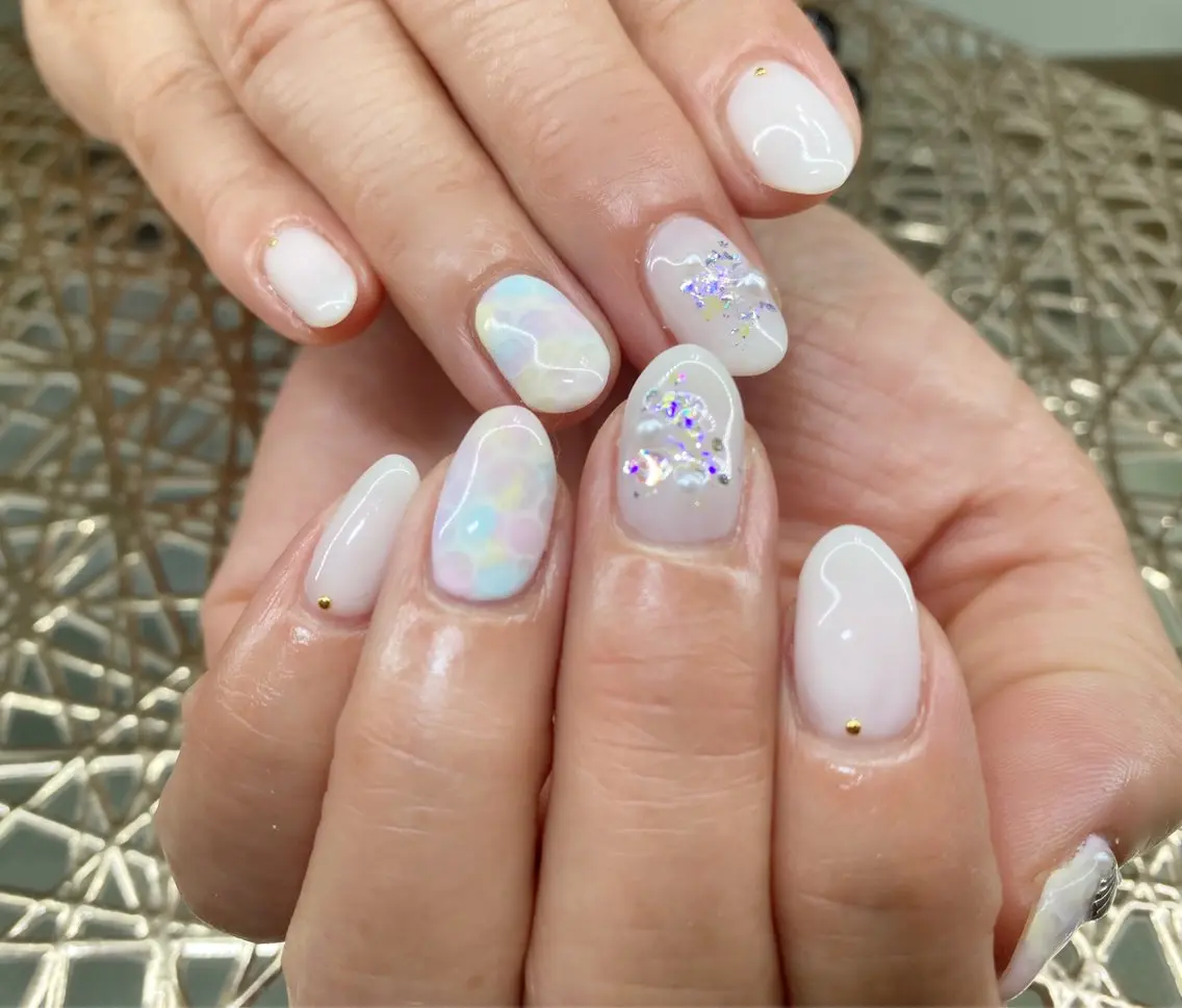 ネイル 夏ネイル ハンドネイル ネイルサロン nail_upのネイルデザイン