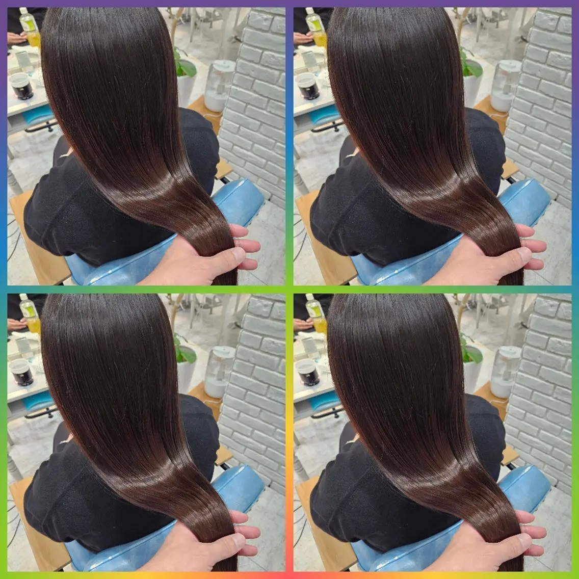 【ダメージほぼ0】カット➕髪質髪質酸性ストレート➕髪質改善カラー➕髪質改善TR【心斎橋/なんば/韓国ヘア/レイヤー】の写真