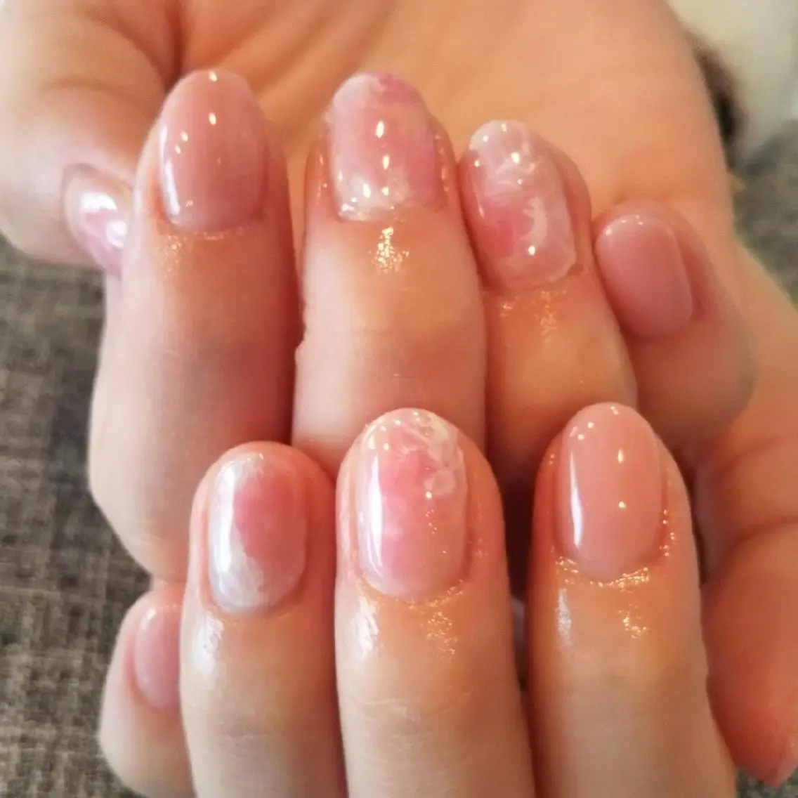 ネイル 大理石ネイル(マーブル) シンプルネイル private salon mieのネイルデザイン