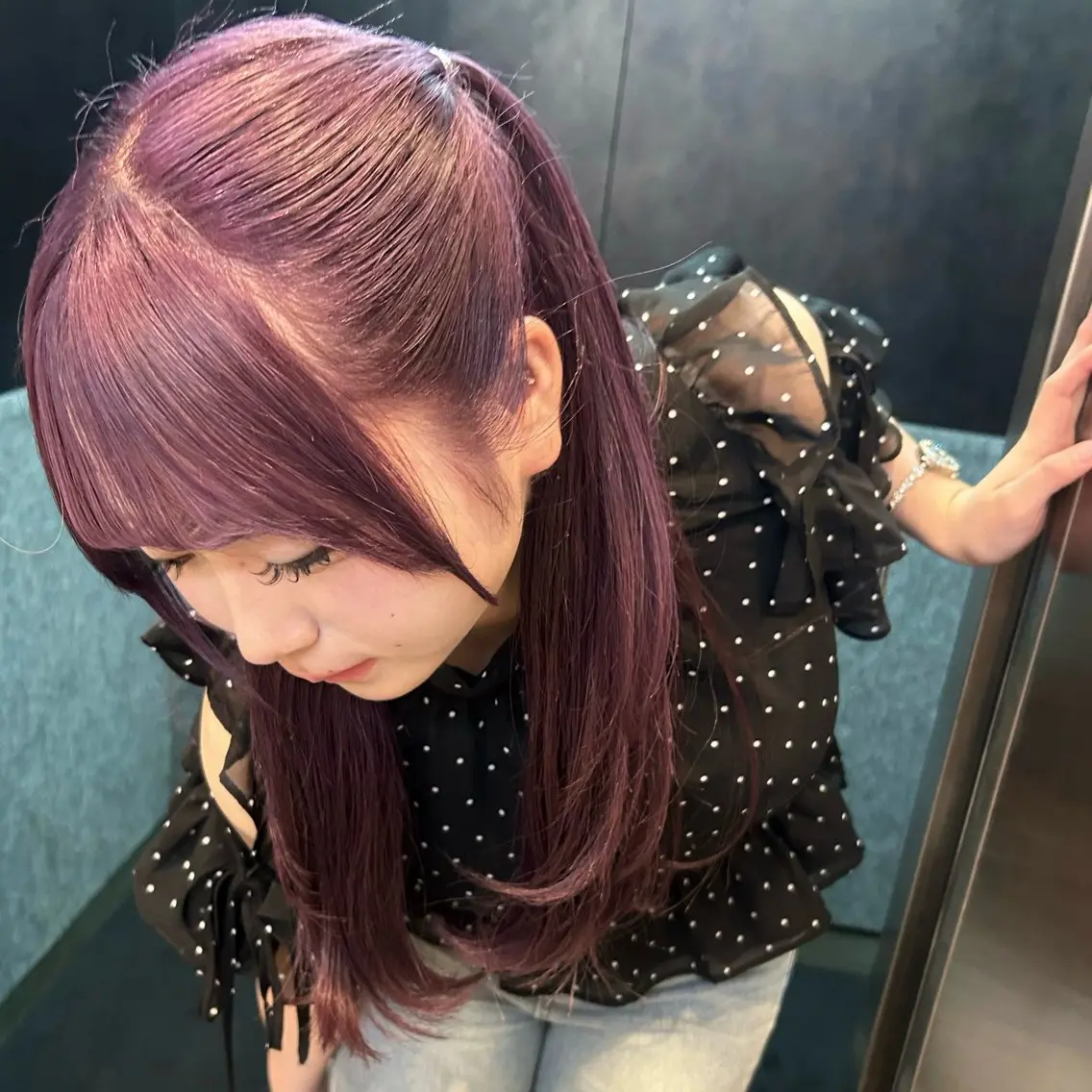 ロング カラー ハイトーンカラー レイヤーカット レイヤーカット♡ のぐちまおのヘアスタイル