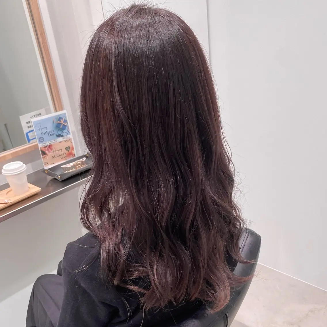 ロング カラー ラベンダーカラー パープルカラー 川合 勇気のヘアスタイル