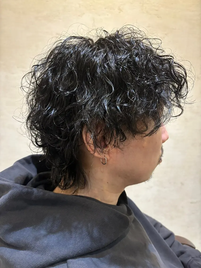 ミディアム カット パーマ beat 磯谷のヘアスタイル