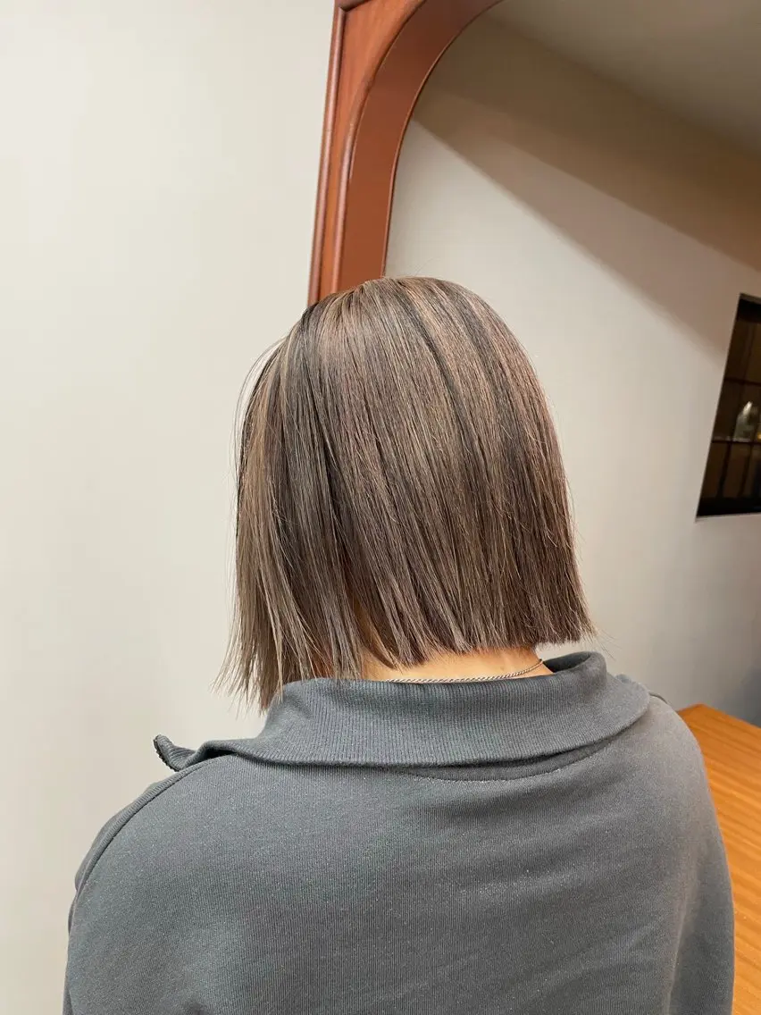 カラー ベージュカラー ブラウンカラー ハイトーンカラー 後藤璃子 (ごとうりこ)のヘアスタイル